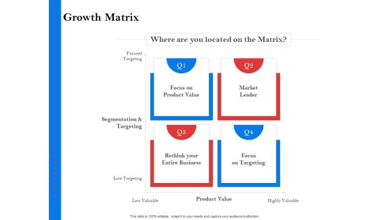 Tools To Identify Market Opportunities For Business Growth Growth Matrix Portrait PDF Tools To Identify Market Opportunities For Business Growth Growth Matrix Portrait PDF