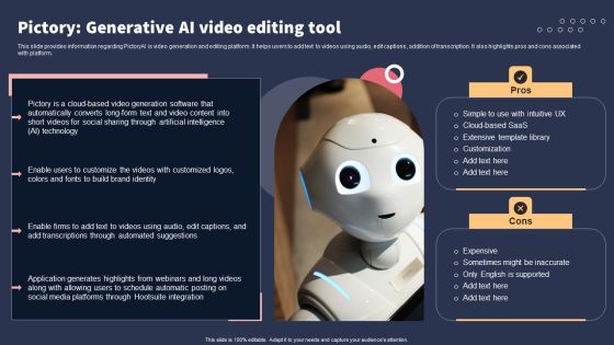 Top 10 Revolutionary Solutions For Everything Pictory Generative AI Video Editing Tool Portrait PDF Top 10 Revolutionary Solutions For Everything Pictory Generative AI Video Editing Tool Portrait PDF