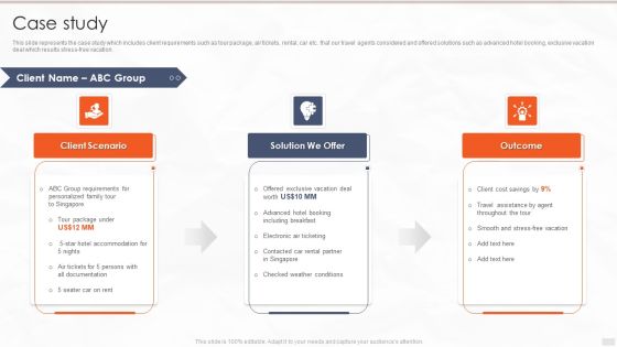 Tour Management Company Profile Case Study Mockup PDF Tour Management Company Profile Case Study Mockup PDF