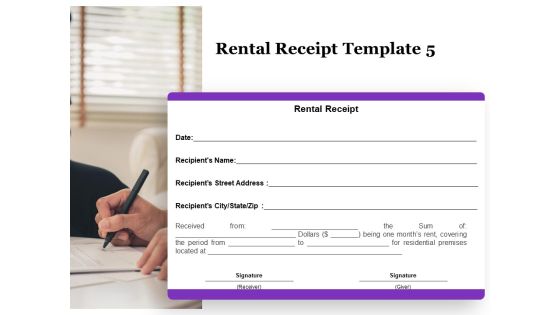 Tracking Rent Receipt Invoice Summary Rental Receipt Template Located Ppt Styles Styles PDF
