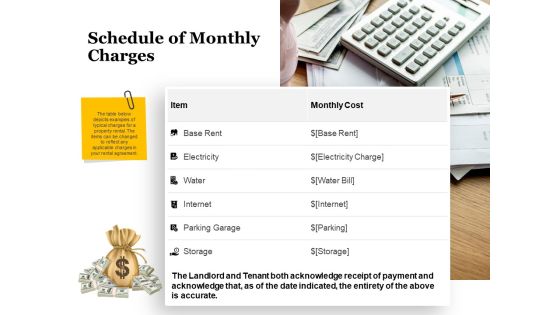 Tracking Rent Receipt Invoice Summary Schedule Of Monthly Charges Ppt Professional Background PDF Tracking Rent Receipt Invoice Summary Schedule Of Monthly Charges Ppt Professional Background PDF