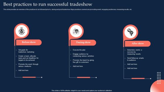 Trade Expo Best Practices To Run Successful Tradeshow Portrait PDF Trade Expo Best Practices To Run Successful Tradeshow Portrait PDF