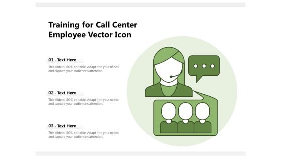 Training For Call Center Employee Vector Icon Ppt PowerPoint Presentation Styles Summary PDF Training For Call Center Employee Vector Icon Ppt PowerPoint Presentation Styles Summary PDF