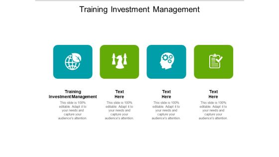 Training Investment Management Ppt PowerPoint Presentation Visual Aids Files Cpb Training Investment Management Ppt PowerPoint Presentation Visual Aids Files Cpb