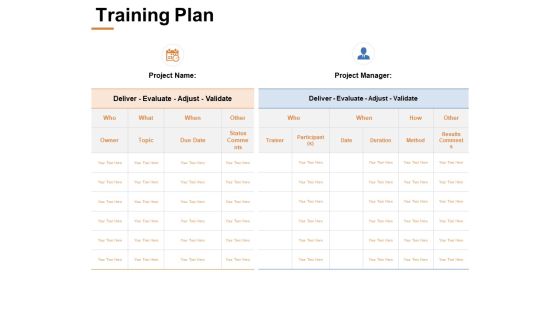 Training Plan Ppt PowerPoint Presentation Pictures Format Training Plan Ppt PowerPoint Presentation Pictures Format