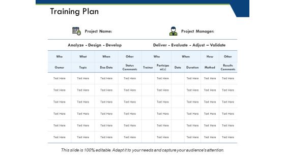 Training Plan Ppt PowerPoint Presentation Styles Mockup Training Plan Ppt PowerPoint Presentation Styles Mockup