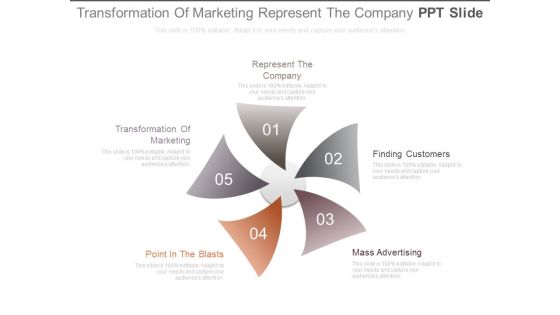 Transformation Of Marketing Represent The Company Ppt Slide Transformation Of Marketing Represent The Company Ppt Slide