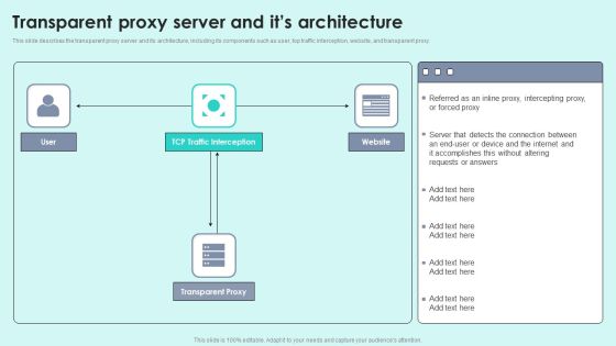 Transparent Proxy Server And Its Architecture Reverse Proxy For Load Balancing Brochure PDF Transparent Proxy Server And Its Architecture Reverse Proxy For Load Balancing Brochure PDF