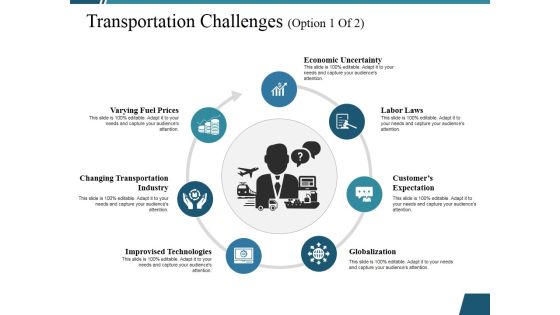 Transportation Challenges Template 1 Ppt PowerPoint Presentation Model Templates