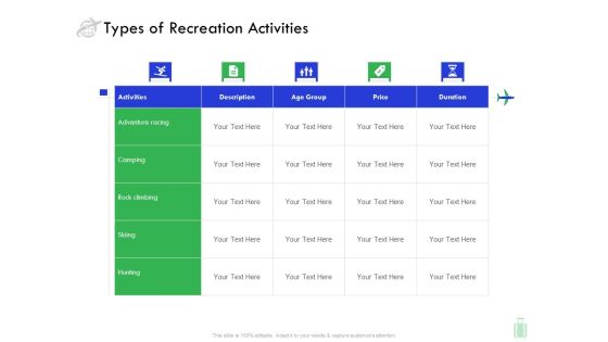 Travel And Leisure Industry Analysis Types Of Recreation Activities Slides PDF Travel And Leisure Industry Analysis Types Of Recreation Activities Slides PDF