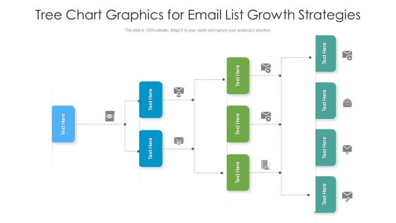 Tree Chart Graphics For Email List Growth Strategies Ppt PowerPoint Presentation File Images PDF