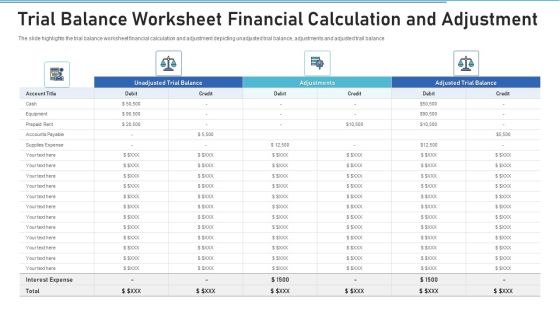 Trial Balance Worksheet Financial Calculation And Adjustment Rules PDF Trial Balance Worksheet Financial Calculation And Adjustment Rules PDF