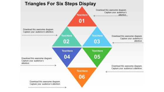 Triangles For Six Steps Display PowerPoint Templates Triangles For Six Steps Display PowerPoint Templates