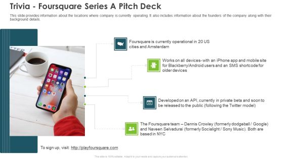 Trivia Foursquare Series A Pitch Deck Ppt Ideas Format PDF Trivia Foursquare Series A Pitch Deck Ppt Ideas Format PDF