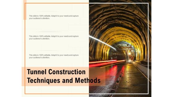 Tunnel Construction Techniques And Methods Ppt PowerPoint Presentation Ideas Layouts PDF Tunnel Construction Techniques And Methods Ppt PowerPoint Presentation Ideas Layouts PDF