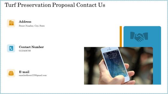 Turf Preservation Proposal Contact Us Ppt Model Demonstration PDF Turf Preservation Proposal Contact Us Ppt Model Demonstration PDF