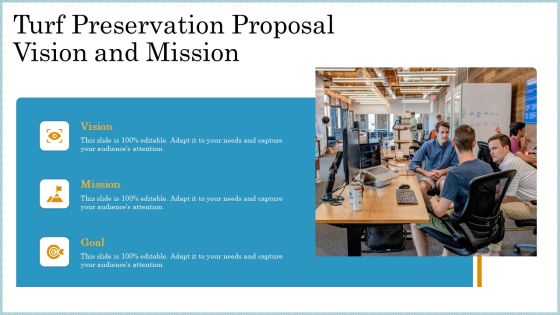 Turf Preservation Proposal Vision And Mission Ppt Styles Graphics Template PDF