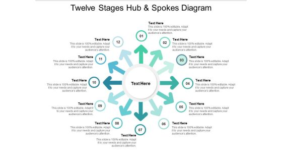 Twelve Stages Hub And Spokes Diagram Ppt PowerPoint Presentation File Elements Twelve Stages Hub And Spokes Diagram Ppt PowerPoint Presentation File Elements