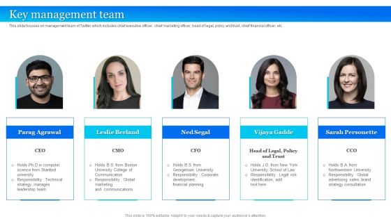 Twitter Company Summary Key Management Team Brochure PDF Twitter Company Summary Key Management Team Brochure PDF