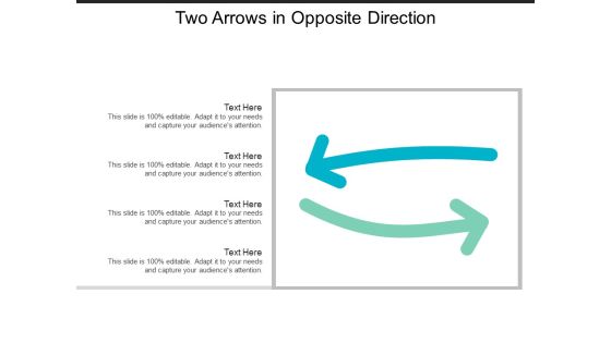 Two Arrows In Opposite Direction Ppt PowerPoint Presentation Inspiration Deck Two Arrows In Opposite Direction Ppt PowerPoint Presentation Inspiration Deck