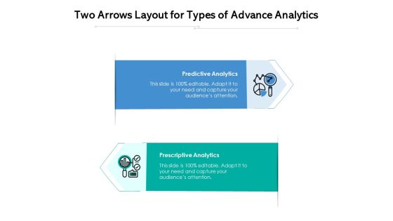Two Arrows Layout For Types Of Advance Analytics Ppt PowerPoint Presentation Outline File Formats Two Arrows Layout For Types Of Advance Analytics Ppt PowerPoint Presentation Outline File Formats