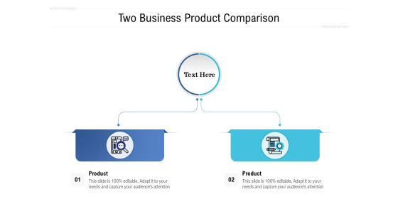 Two Business Product Comparison Ppt PowerPoint Presentation Styles Vector PDF Two Business Product Comparison Ppt PowerPoint Presentation Styles Vector PDF