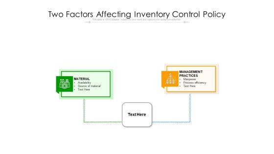 Two Factors Affecting Inventory Control Policy Ppt PowerPoint Presentation File Outfit PDF Two Factors Affecting Inventory Control Policy Ppt PowerPoint Presentation File Outfit PDF