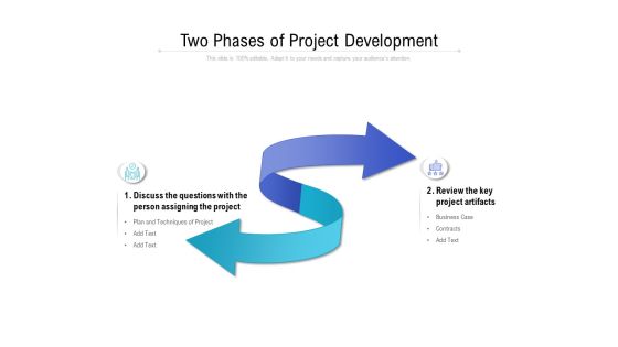 Two Phases Of Project Development Ppt PowerPoint Presentation Inspiration Smartart PDF Two Phases Of Project Development Ppt PowerPoint Presentation Inspiration Smartart PDF