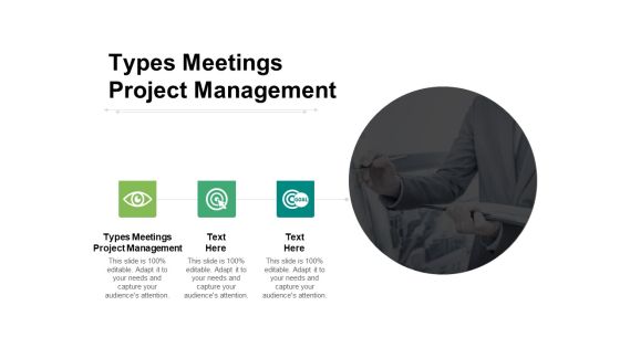 Types Meetings Project Management Ppt PowerPoint Presentation Infographics Icon Cpb Types Meetings Project Management Ppt PowerPoint Presentation Infographics Icon Cpb