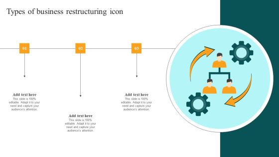Types Of Business Restructuring Icon Mockup PDF Types Of Business Restructuring Icon Mockup PDF