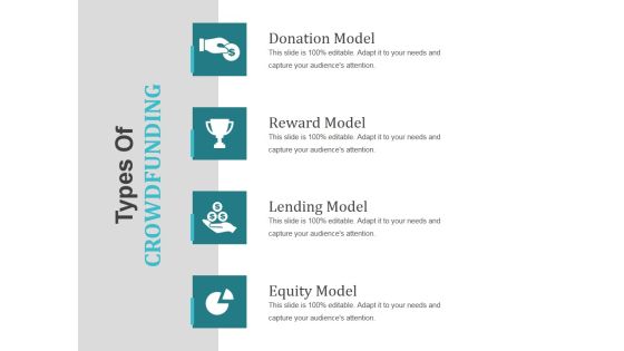 Types Of Crowdfunding Template 1 Ppt PowerPoint Presentation Pictures Format Ideas Types Of Crowdfunding Template 1 Ppt PowerPoint Presentation Pictures Format Ideas