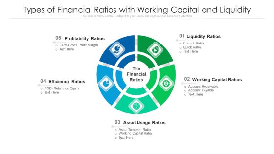Types Of Financial Ratios With Working Capital And Liquidity Ppt PowerPoint Presentation File Slides PDF Types Of Financial Ratios With Working Capital And Liquidity Ppt PowerPoint Presentation File Slides PDF