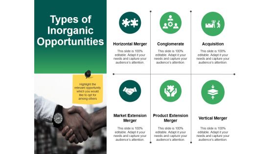 Types Of Inorganic Opportunities Template 2 Ppt PowerPoint Presentation Infographics Example Types Of Inorganic Opportunities Template 2 Ppt PowerPoint Presentation Infographics Example