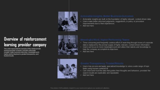 Types Of Reinforcement Learning In ML Overview Of Reinforcement Learning Provider Company Microsoft PDF