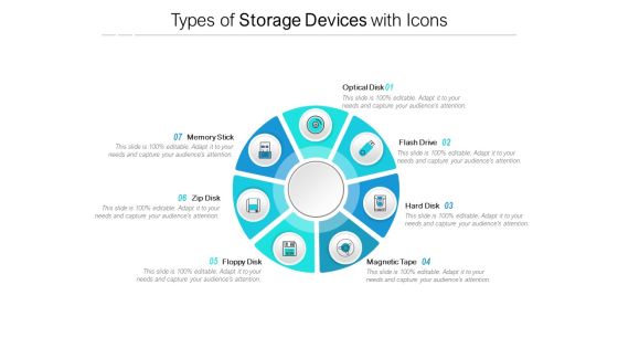 Types Of Storage Devices With Icons Ppt PowerPoint Presentation Summary Example File Types Of Storage Devices With Icons Ppt PowerPoint Presentation Summary Example File