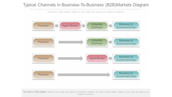 Typical Channels In Business To Business B2b Markets Diagram Typical Channels In Business To Business B2b Markets Diagram