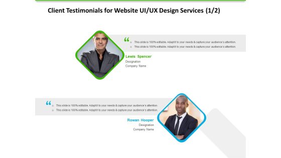 UX Design Services Client Testimonials For Website UI UX Design Services Themes PDF UX Design Services Client Testimonials For Website UI UX Design Services Themes PDF
