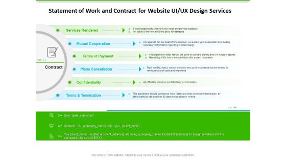UX Design Services Statement Of Work And Contract For Website UI UX Design Services Microsoft PDF UX Design Services Statement Of Work And Contract For Website UI UX Design Services Microsoft PDF