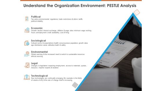 Understand The Organization Environment Pestle Analysis Ppt PowerPoint Presentation Portfolio Model PDF Understand The Organization Environment Pestle Analysis Ppt PowerPoint Presentation Portfolio Model PDF