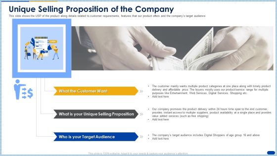 Unique Selling Proposition Of The Company Ppt Infographic Template Design Ideas PDF Unique Selling Proposition Of The Company Ppt Infographic Template Design Ideas PDF