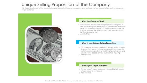 Unique Selling Proposition Of The Company Ppt Pictures Icon PDF Unique Selling Proposition Of The Company Ppt Pictures Icon PDF