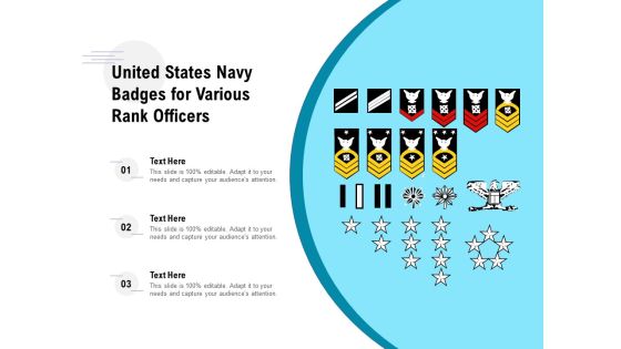 United States Navy Badges For Various Rank Officers Ppt PowerPoint Presentation Portfolio Designs PDF United States Navy Badges For Various Rank Officers Ppt PowerPoint Presentation Portfolio Designs PDF