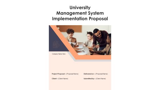 University Management System Implementation Proposal Example Document Report Doc Pdf Ppt University Management System Implementation Proposal Example Document Report Doc Pdf Ppt