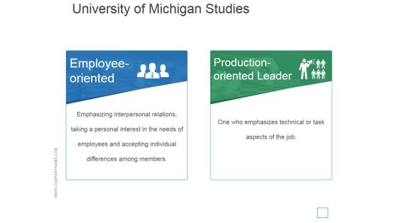 University Of Michigan Studies Ppt PowerPoint Presentation Topics University Of Michigan Studies Ppt PowerPoint Presentation Topics