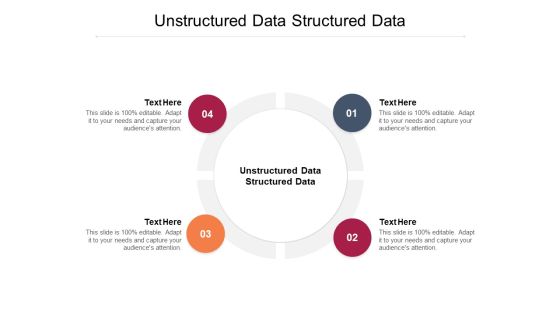 Unstructured Data Structured Data Ppt PowerPoint Presentation Professional Example File Cpb Pdf