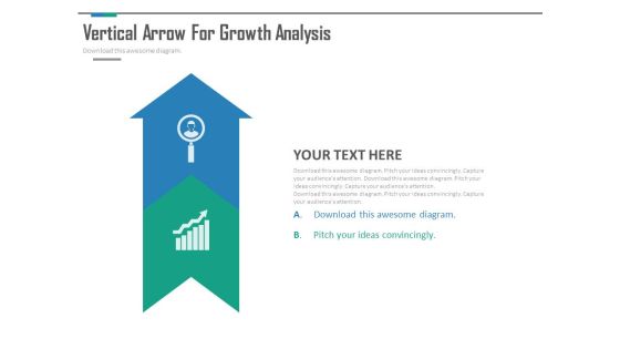 Upward Arrow With Growth Analysis Icons PowerPoint Slides Upward Arrow With Growth Analysis Icons PowerPoint Slides