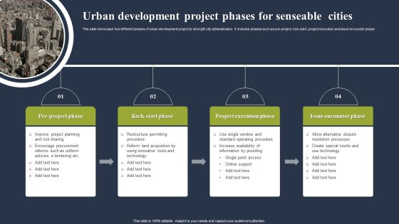 Urban Development Project Phases For Senseable Cities Formats PDF Urban Development Project Phases For Senseable Cities Formats PDF