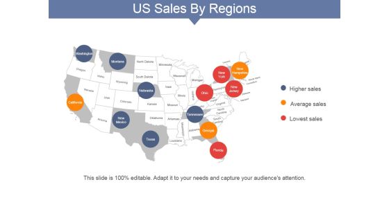 Us Sales By Regions Ppt PowerPoint Presentation Infographics Design Inspiration Us Sales By Regions Ppt PowerPoint Presentation Infographics Design Inspiration