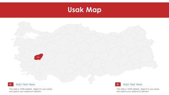Usak Map PowerPoint Presentation PPT Template PDF Usak Map PowerPoint Presentation PPT Template PDF