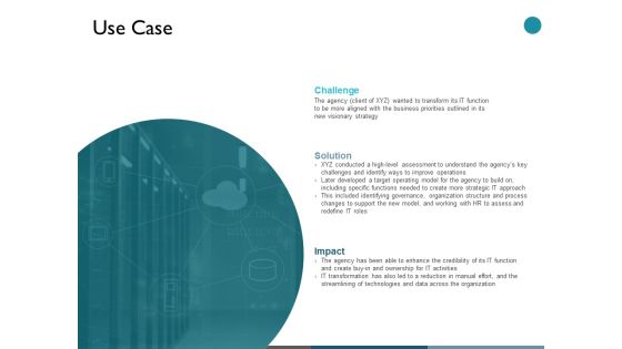 Use Case Challenge Ppt PowerPoint Presentation Show Slide Portrait